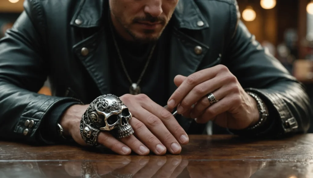 bague tête de mort signification