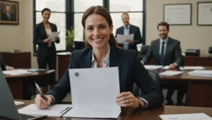 récapitulatif de votre candidature signé