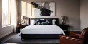 chambre masculine chic