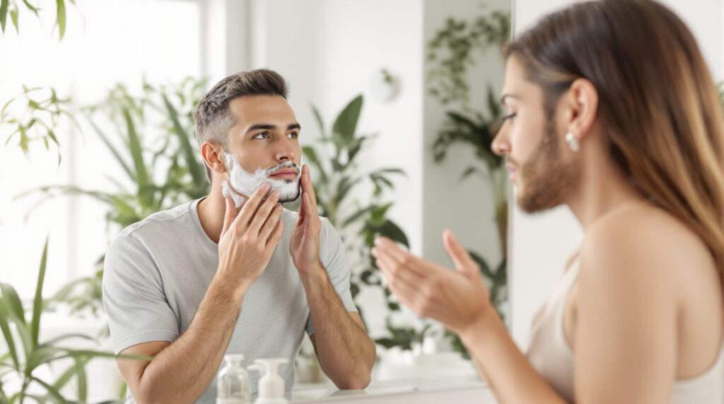 remplacer mousse à raser