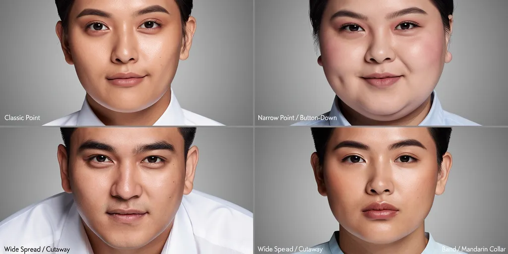 les differents col de chemise