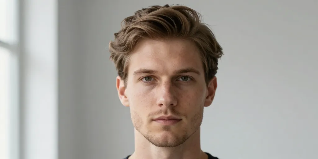 coupe homme triangle inversé