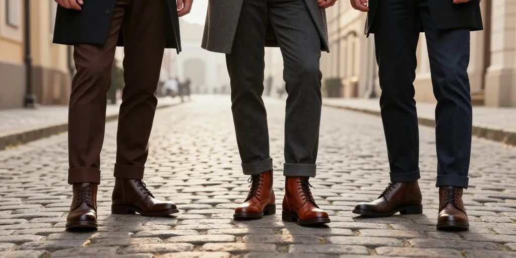 chaussure cuir homme hiver
