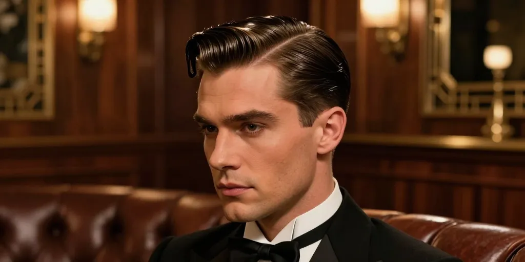 coiffure annee 20 homme