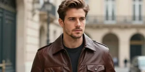 eden park blouson cuir