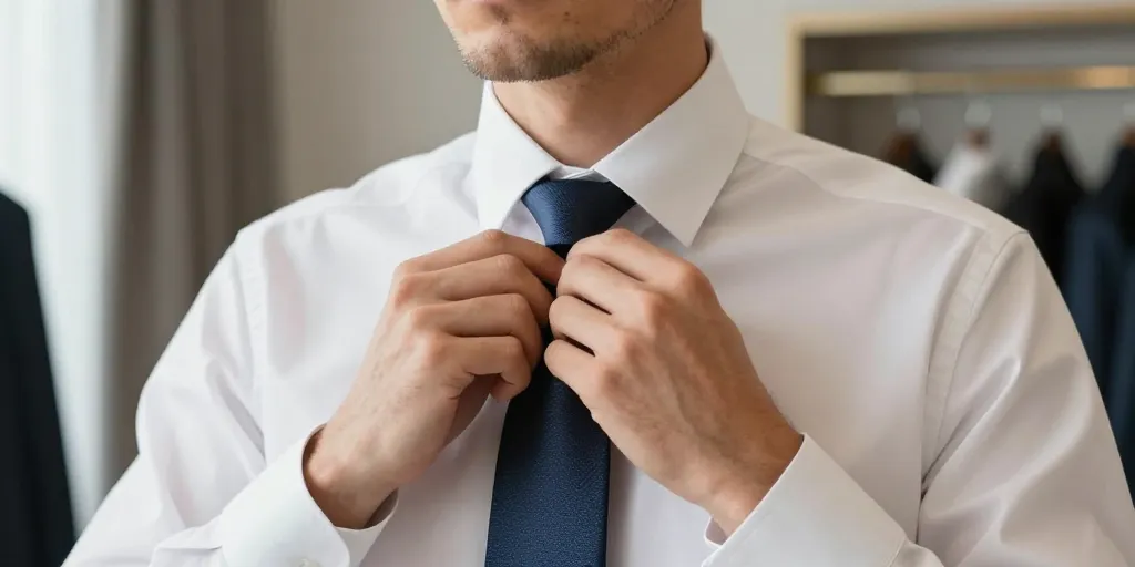taille d'une cravate