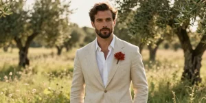 tenue mariage homme boheme