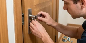 changer une poignée de porte avec serrure