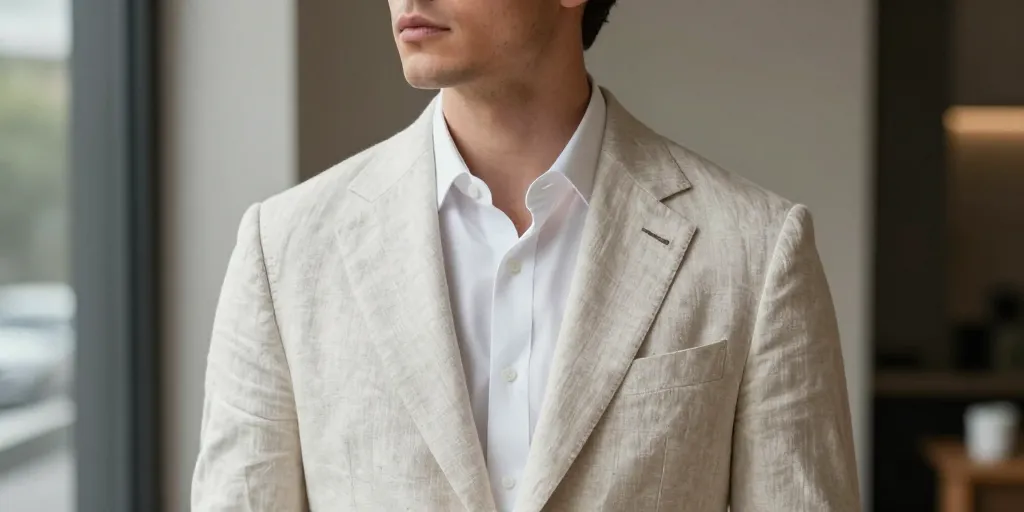 ensemble en lin homme