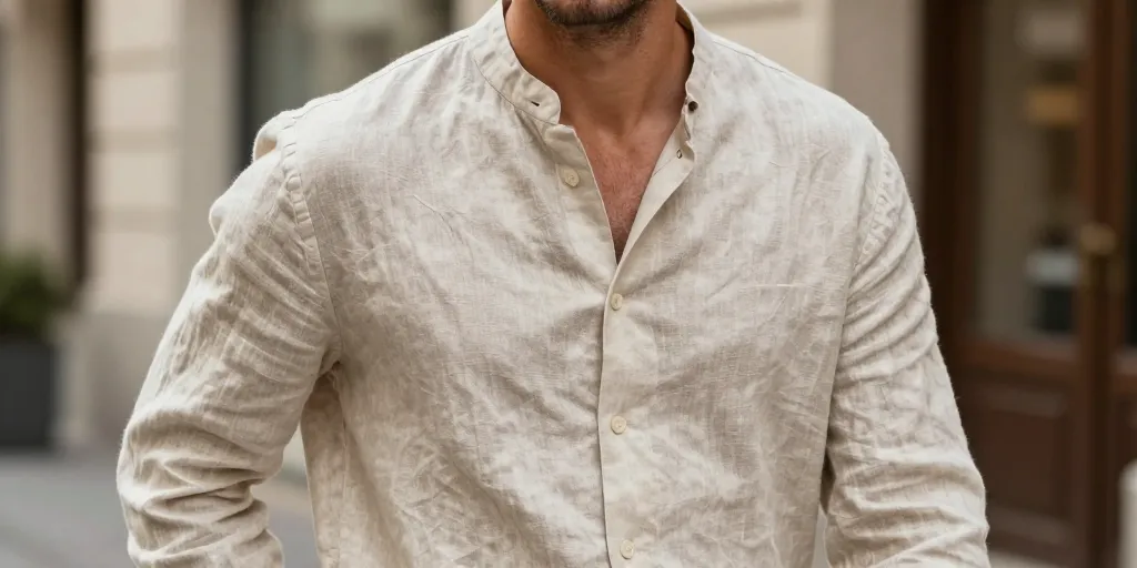 ensemble en lin homme