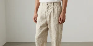 pantalon en lin homme zara